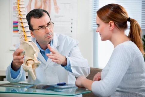 perundingan dengan doktor untuk osteochondrosis tulang belakang
