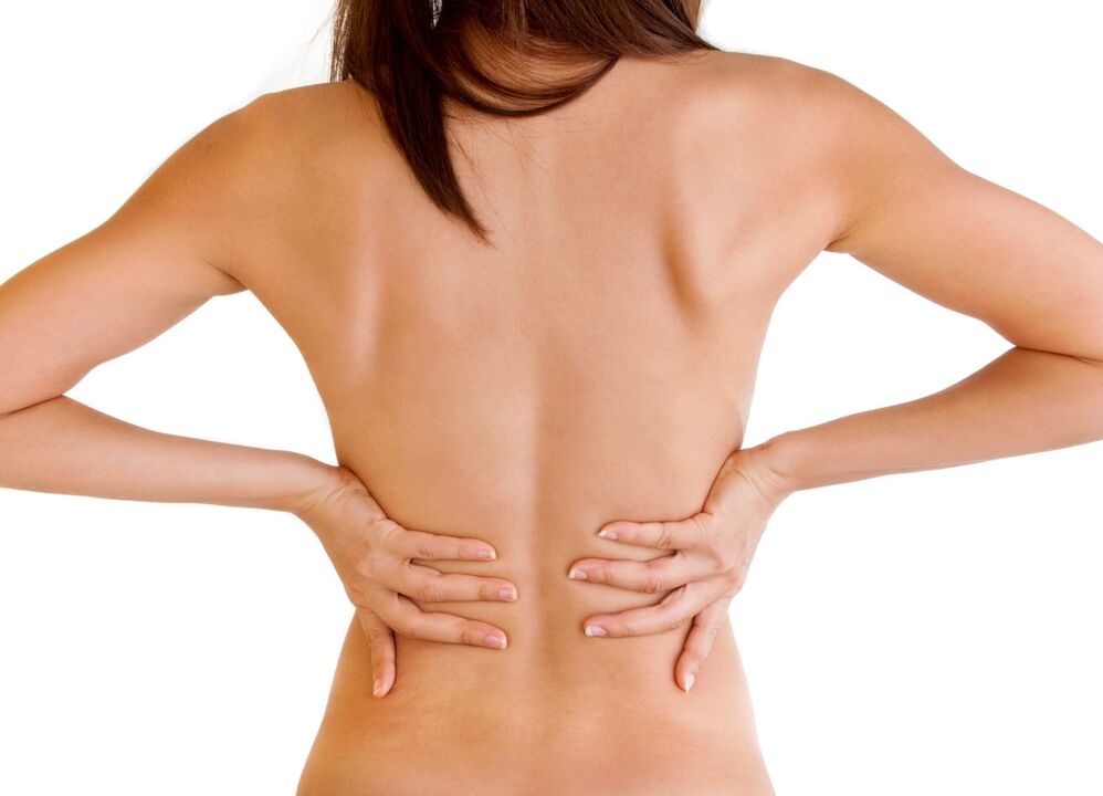 sakit belakang dengan osteochondrosis kawasan toraks