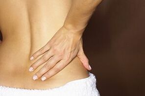 Gejala sakit belakang belakang osteochondrosis